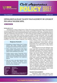 Image of Operasionalisasi Talent Management Di Lingkup PNS