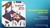 Persiapan Penilaian SAKIP 2022