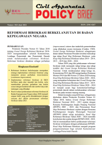 Image of Reformasi Birokrasi Berkelanjutan Di Badan Kepegawaian Negara
