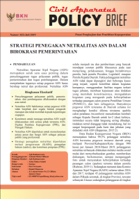 Image of Strategi Penegakan Netralitas ASN dalam Birokrasi Pemerintahan